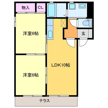 アルツノバⅠ・Ⅱの物件間取画像